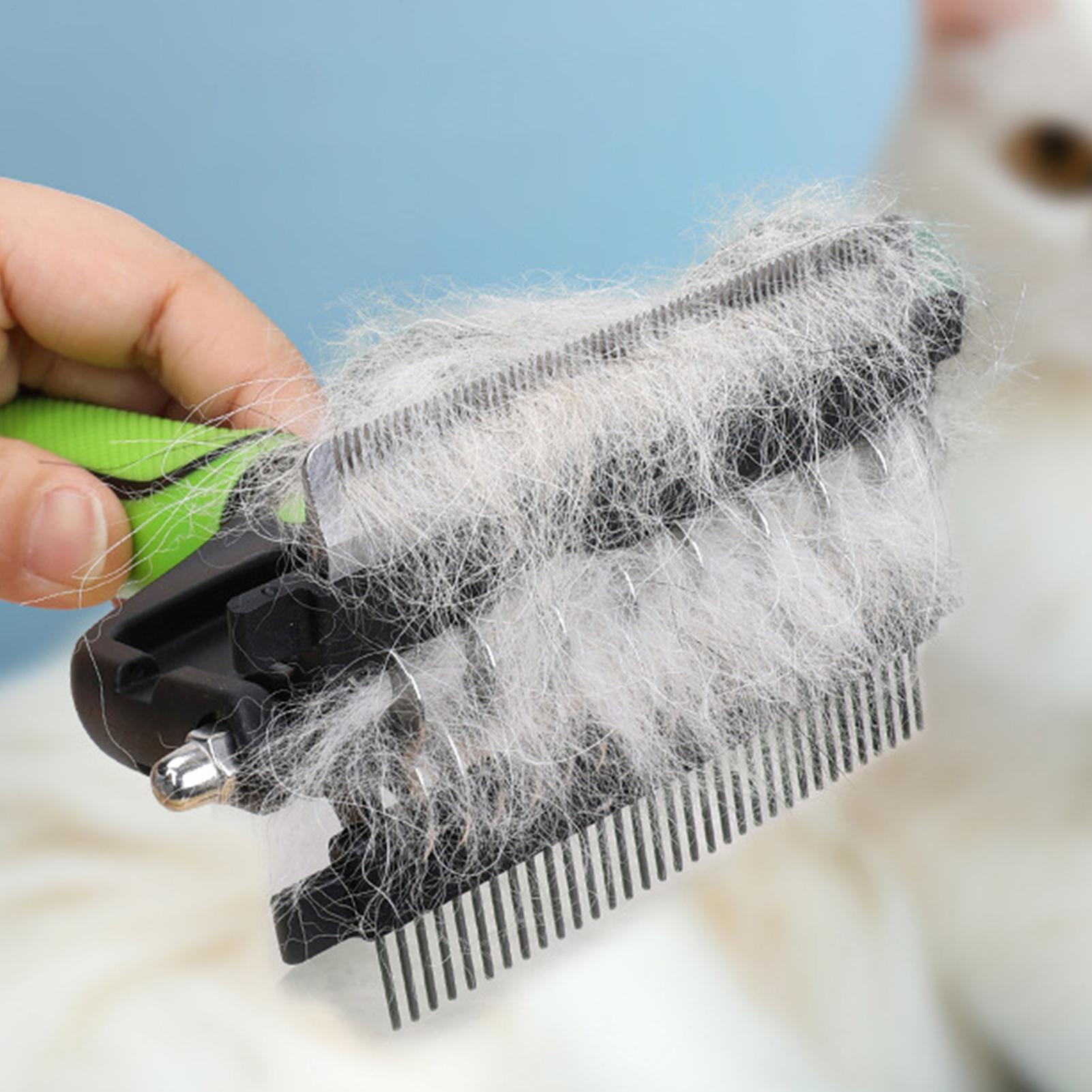 Pet Supplies Vet - Cat Shedding Brush Undercoat Double-sided Metal