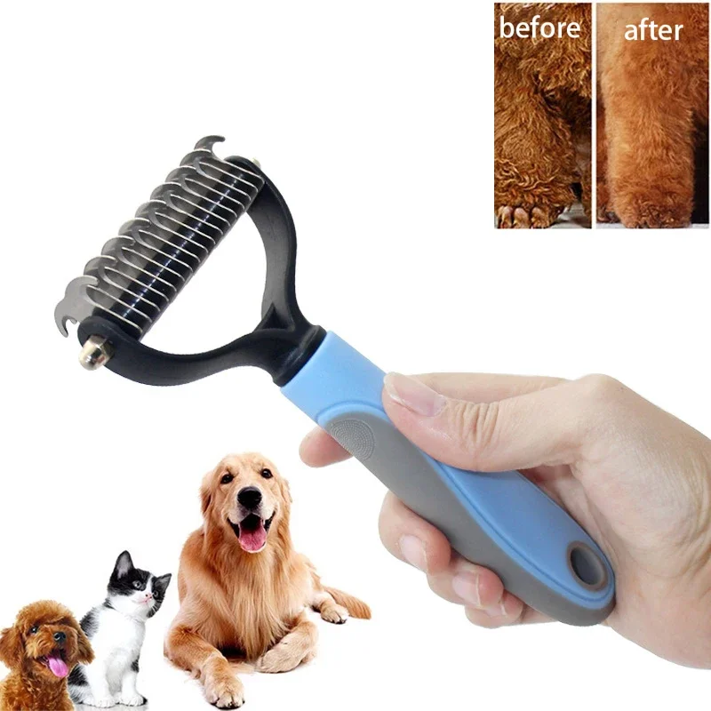 Dog Grooming Clippers - Pet Cat Hair Removal Comb Brush