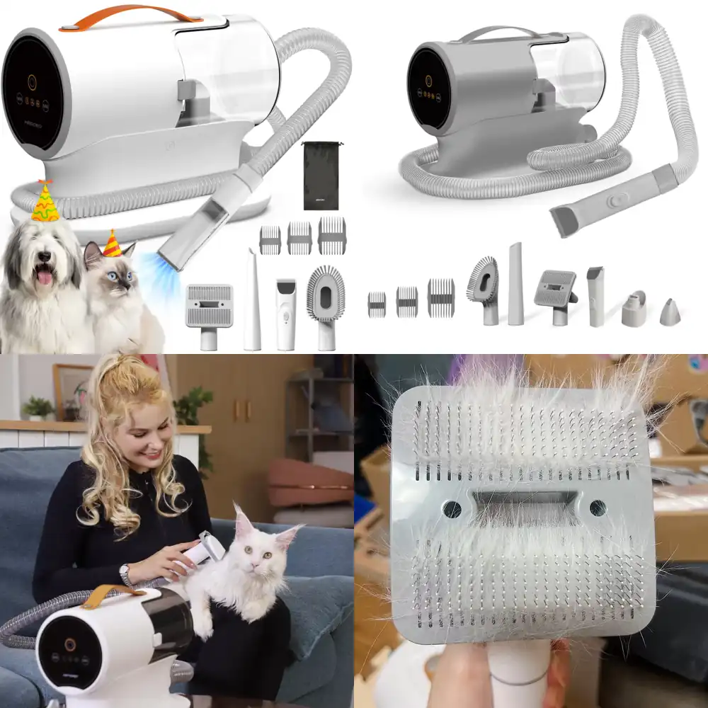Dog Grooming Clippers - AIRROBO USA Ship Pet Grooming Vacuum