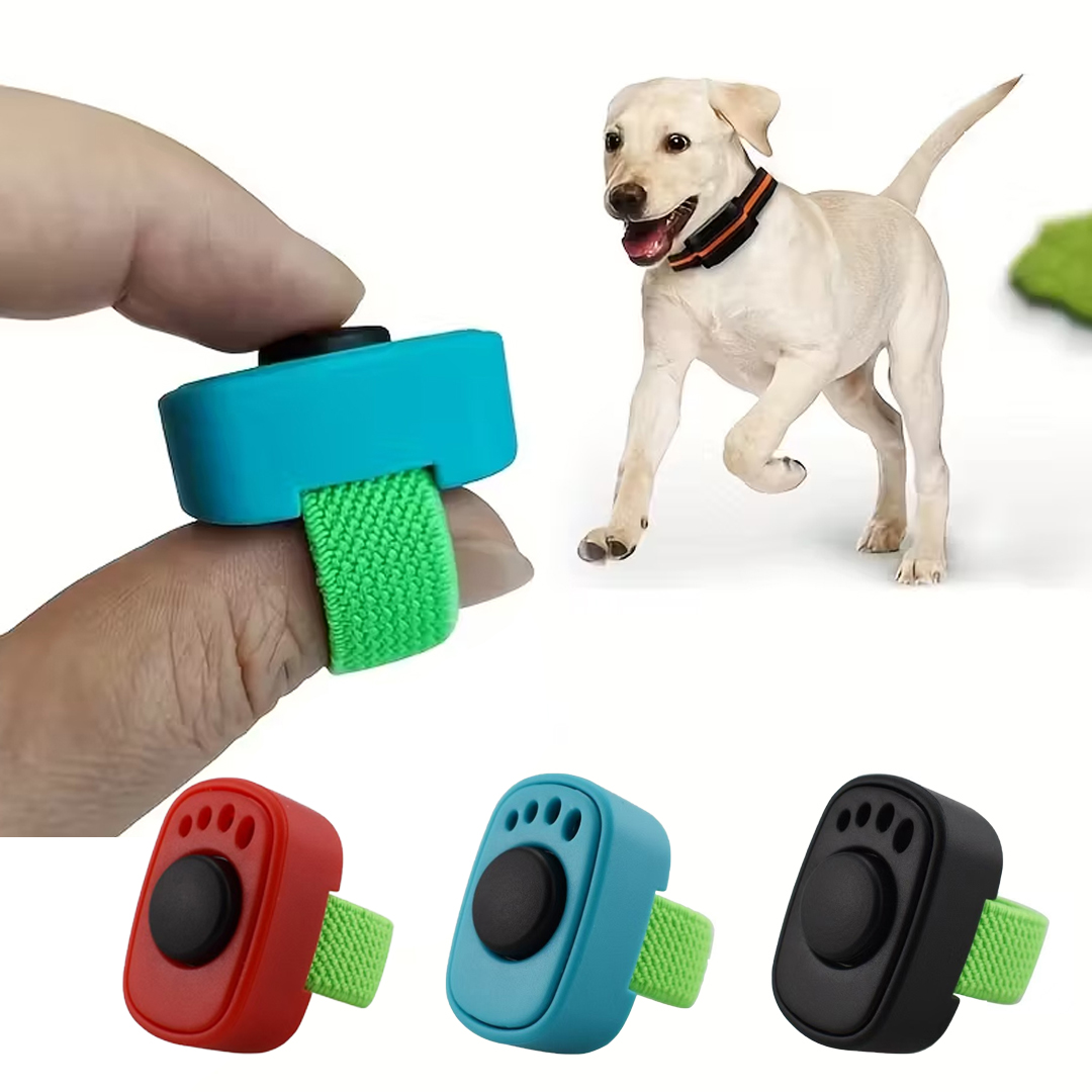 Training Clicker Dog - Professional Mini Finger Ring Dog Training