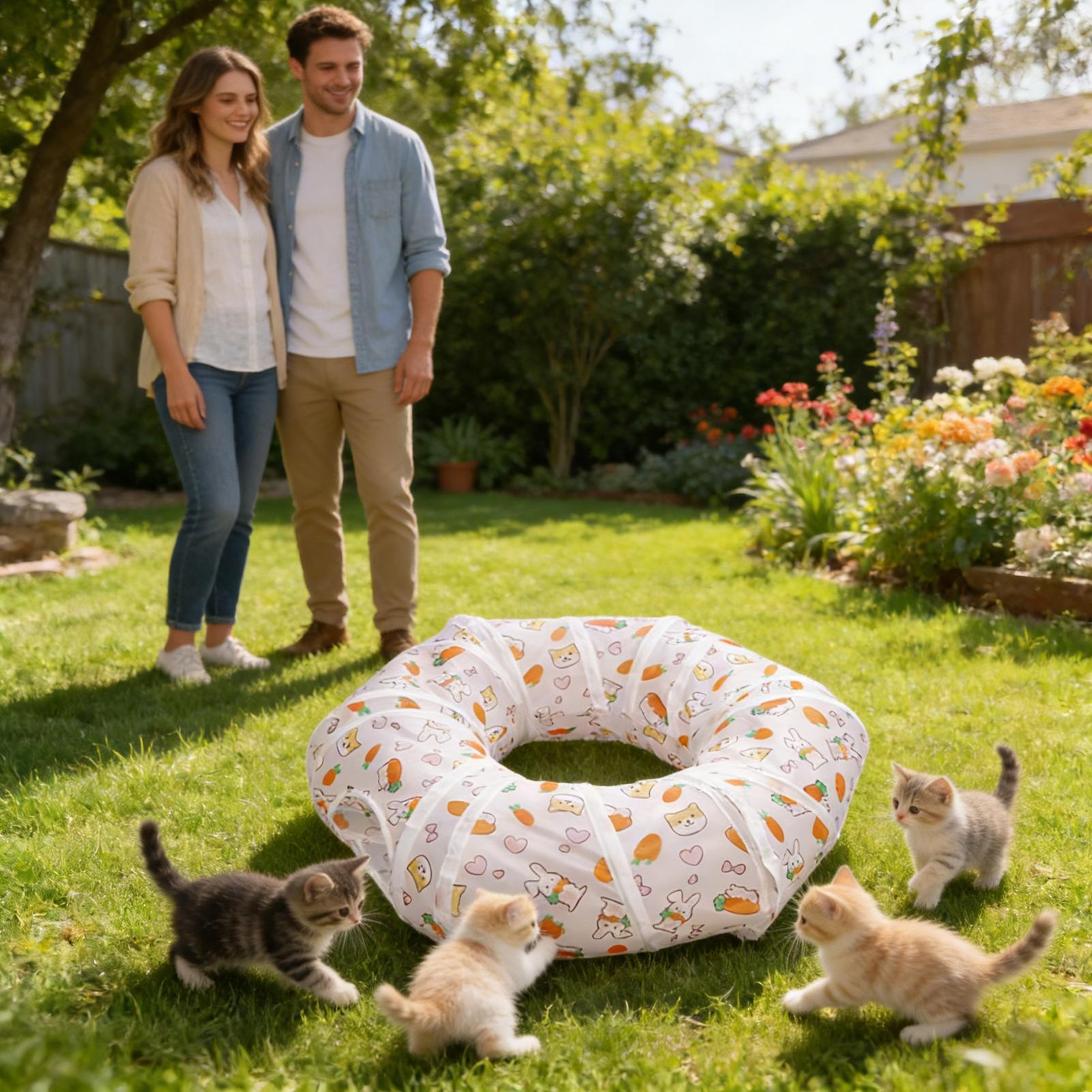 Cat Tunnels Interactive Foldab - Interactive Cat Toy review and price