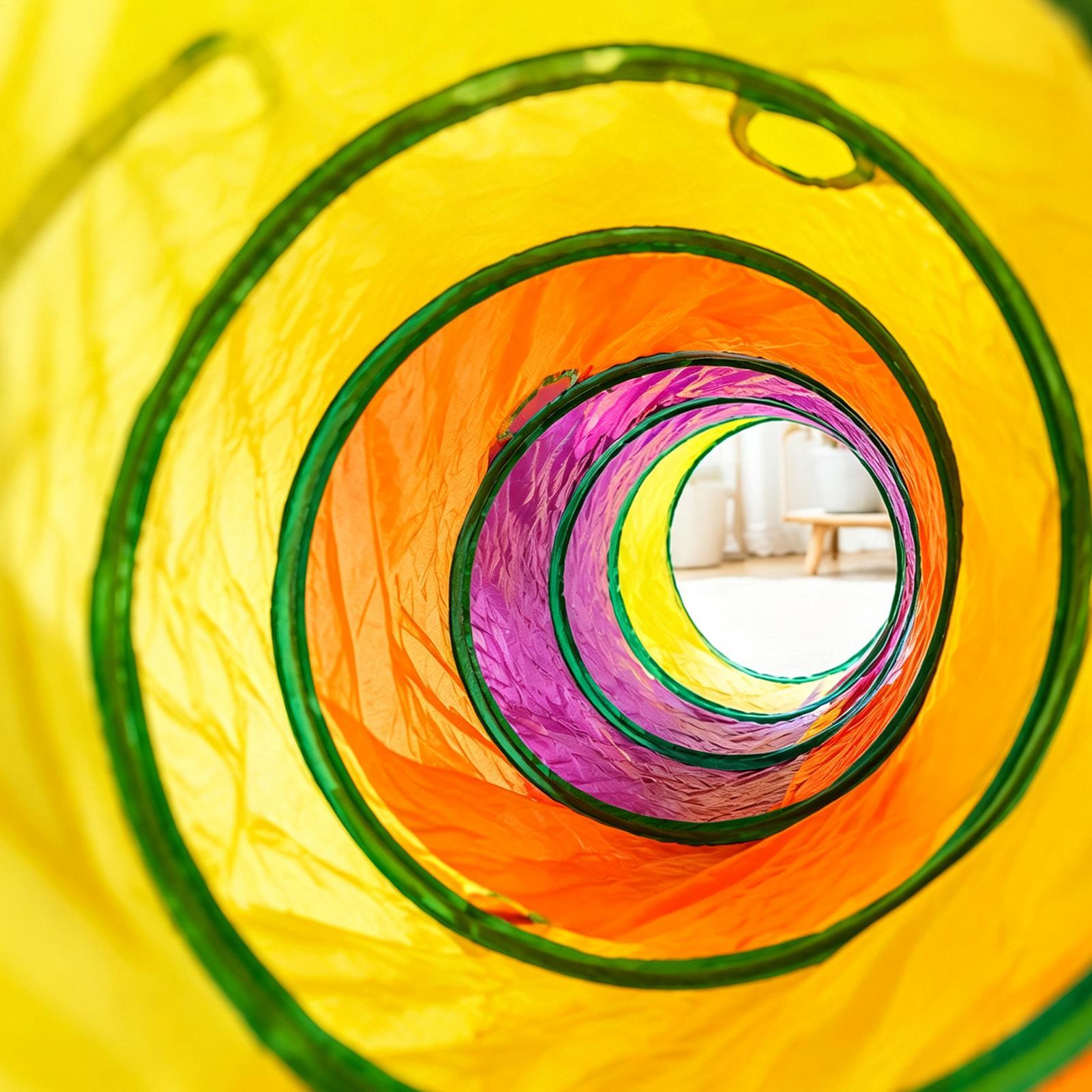 Cat Tunnel Rainbow Interactive - Interactive Cat Toy review and price