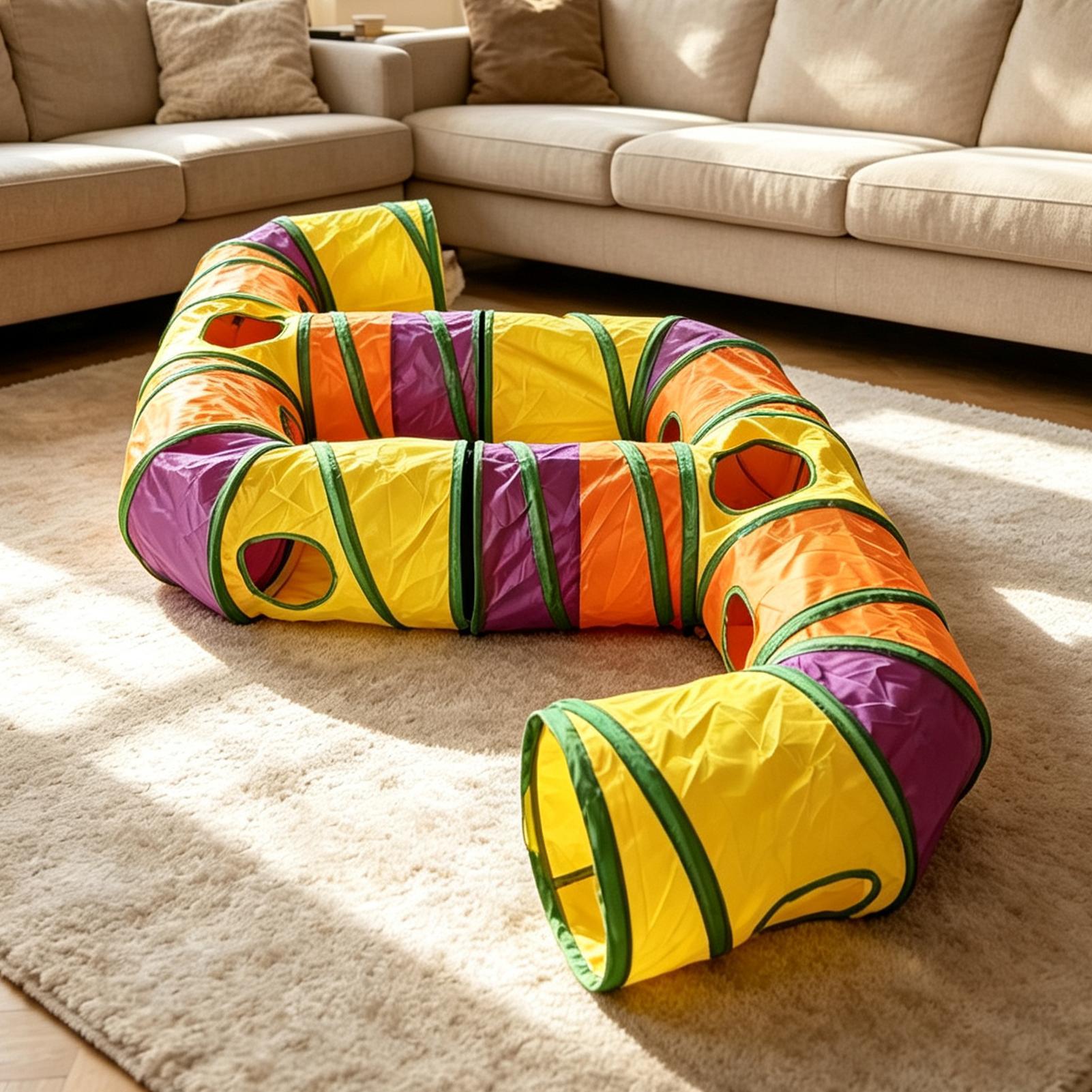 Cat Tunnel Rainbow Interactive - Interactive Cat Toy review and price