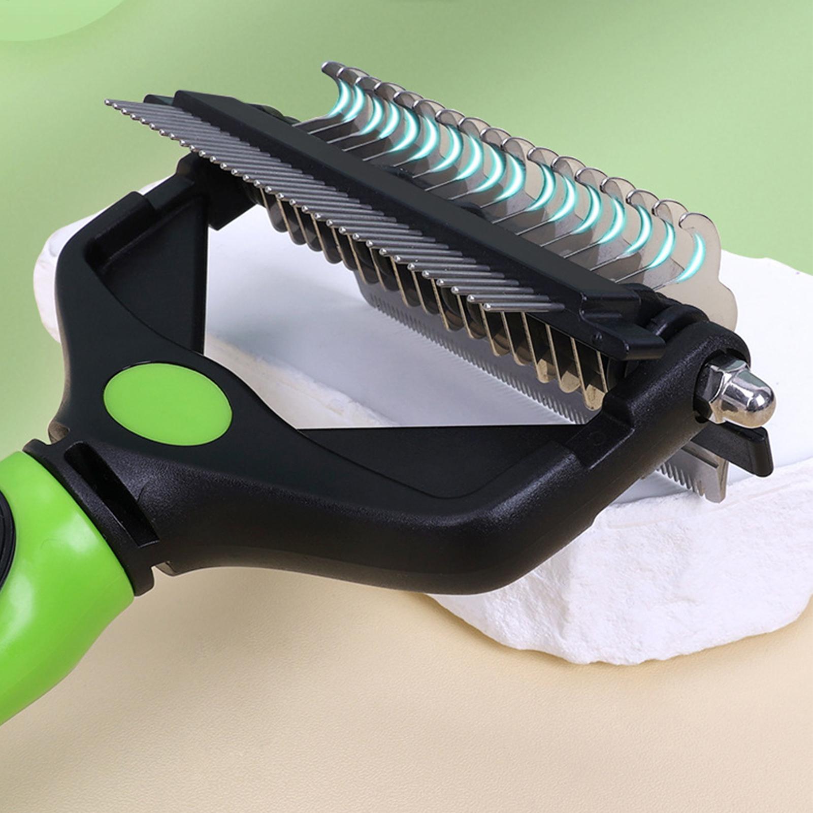 Dog Shedding Brush Double-side - Pet Supplies Vet review and price