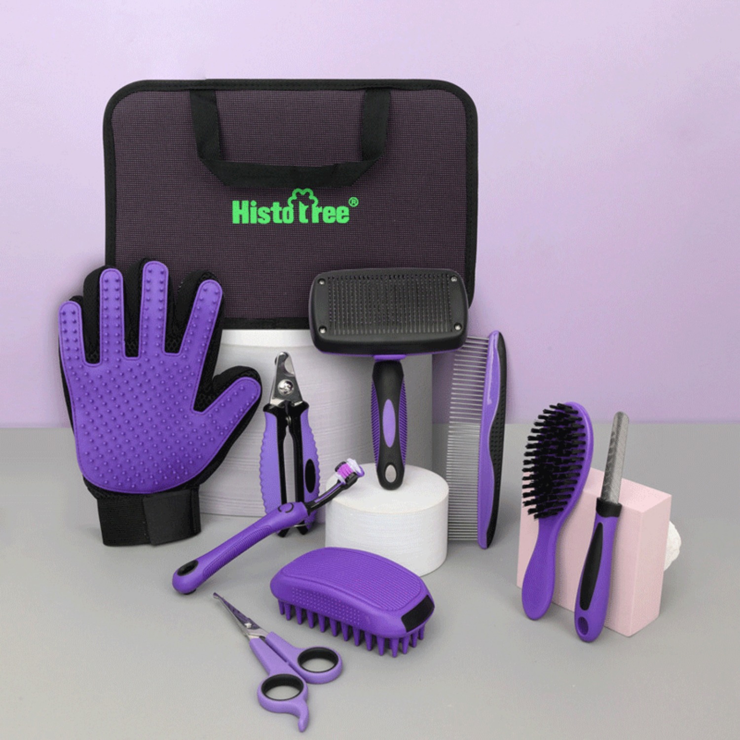 9Pcs Complete Pet Grooming Set - Dog Grooming Clippers review and price