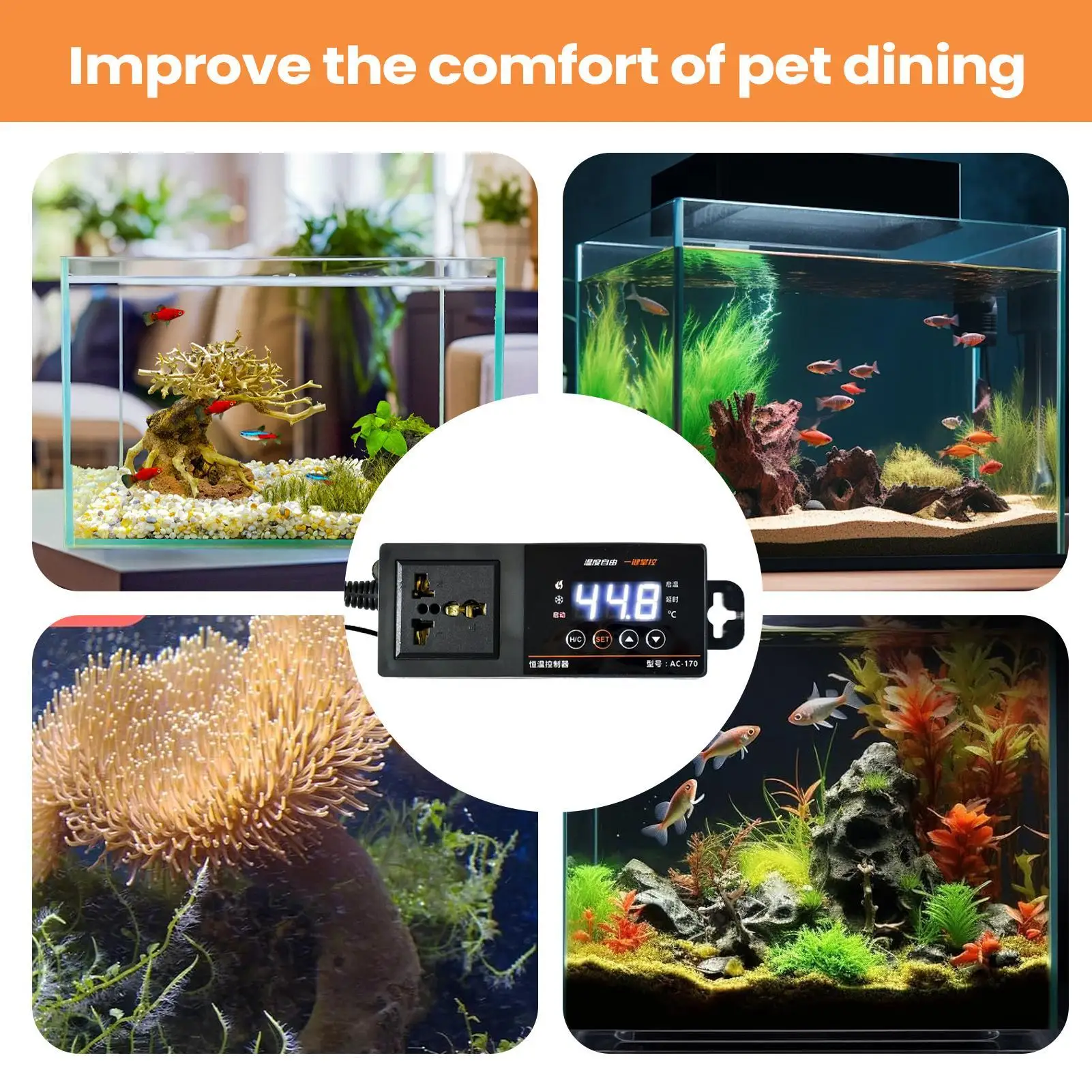 Thermostat For Reptile Tank LE - Pet Supplies Uk review and price