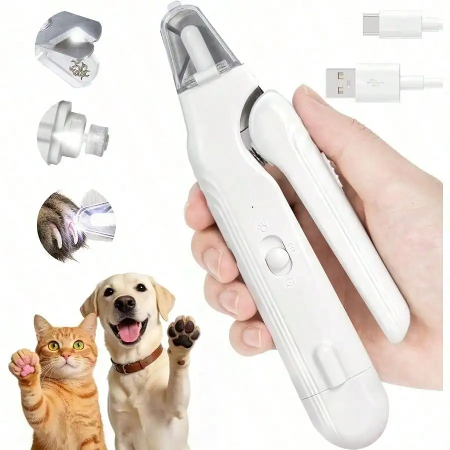 New model 2-In-1 Dog Nail Clip - Dog Grooming Clippers review and price