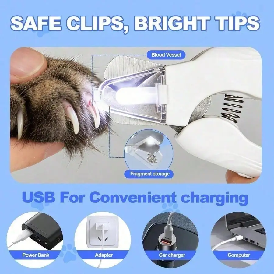 New model 2-In-1 Dog Nail Clip - Dog Grooming Clippers review and price