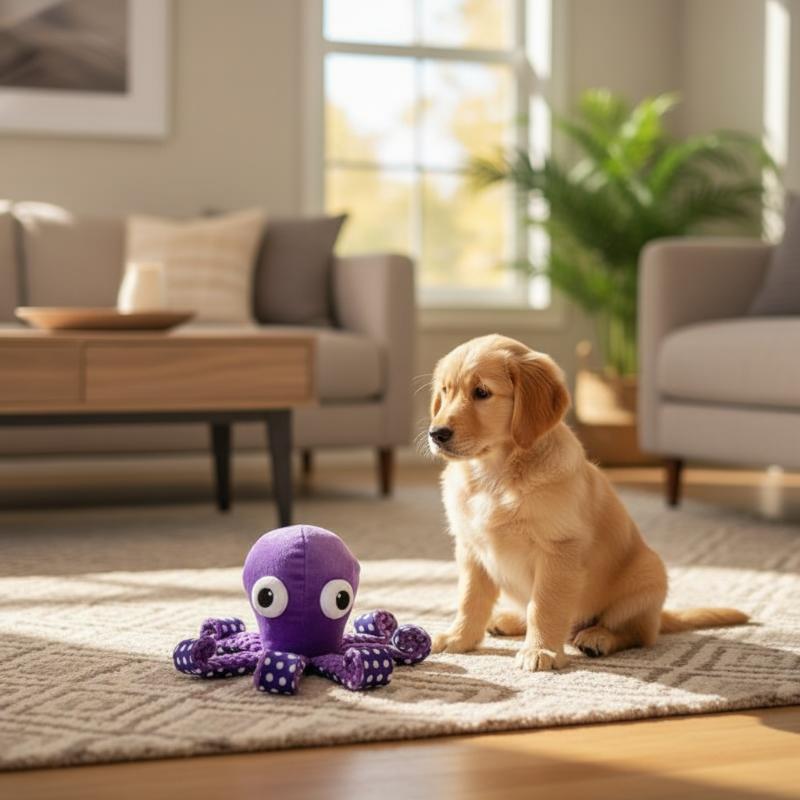 Octopus Squeaky Pet Toy Odor-F - Interactive Cat Toy review and price