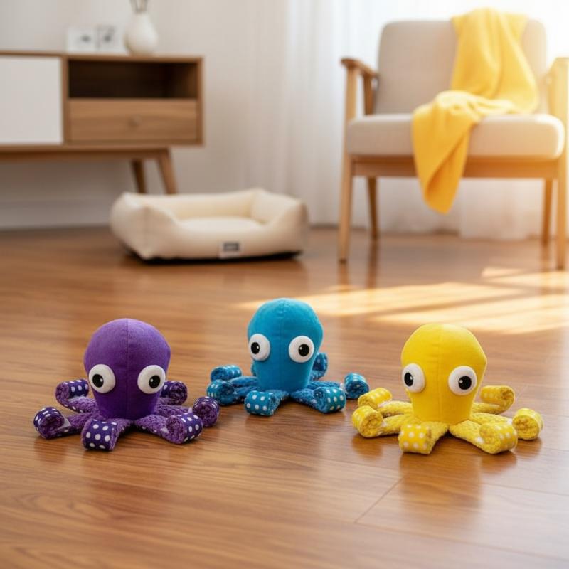 Octopus Squeaky Pet Toy Odor-F - Interactive Cat Toy review and price