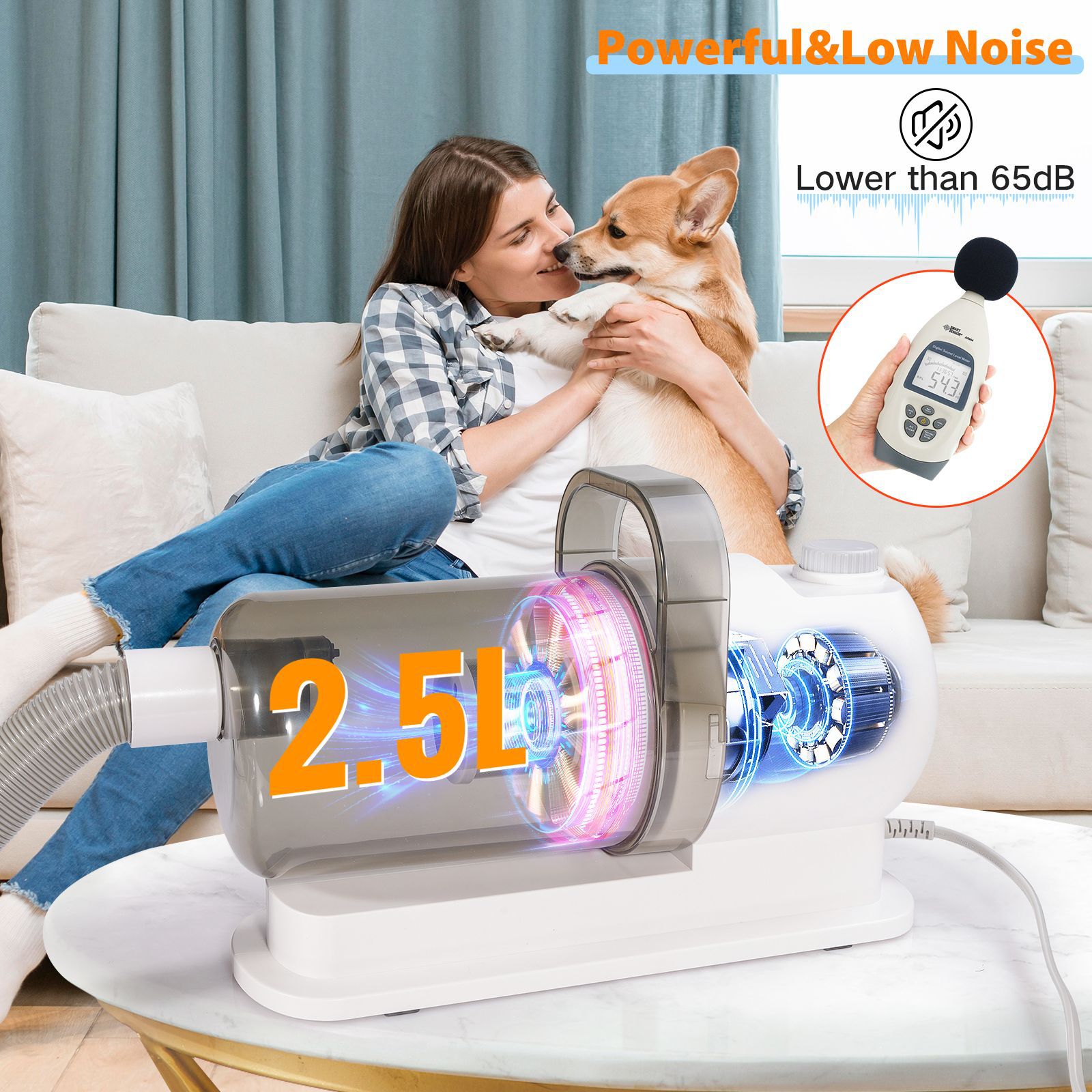 6 In 1 Pet Grooming Vacuum Kit - Dog Grooming Clippers review and price