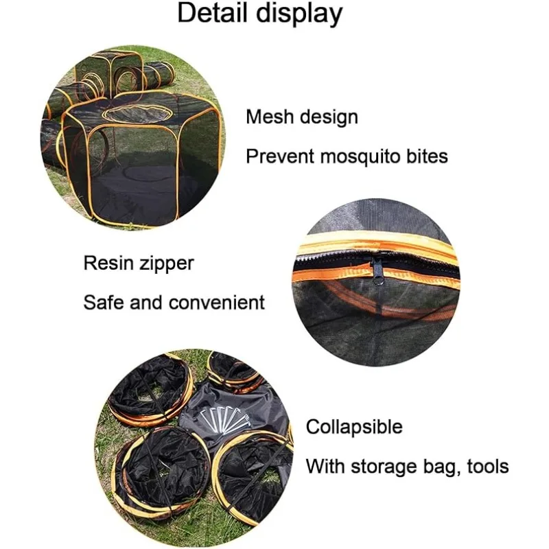 6-in-1 Tent Cat Enclosures wit - Interactive Cat Toy review and price